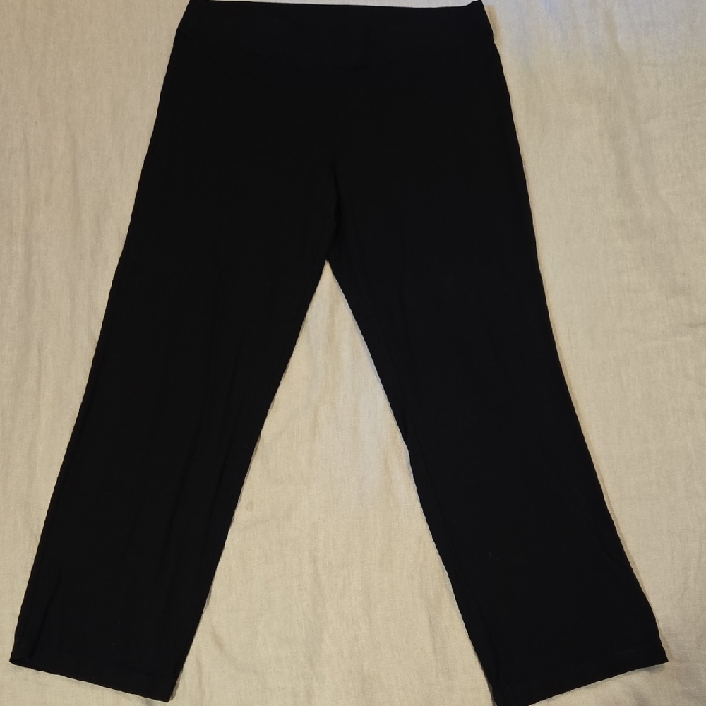 Eileen Fisher Black Wide Leg Pants
